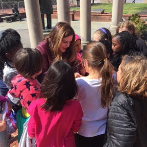 Delegate Ariana Kelly with Girls